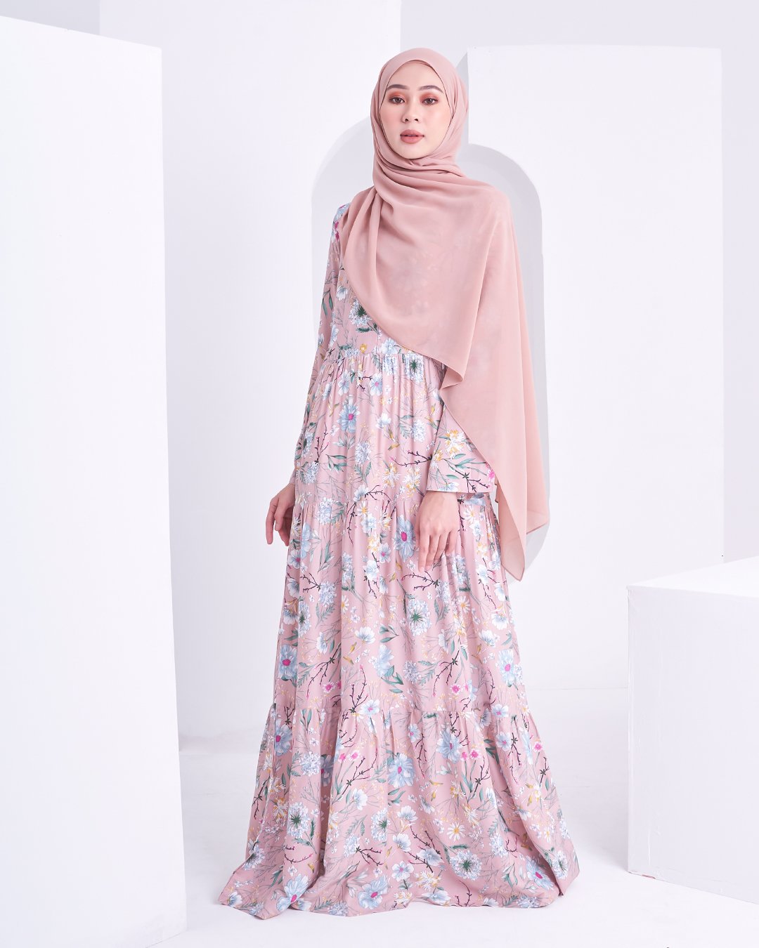 Dress Saleha - Birch Brown