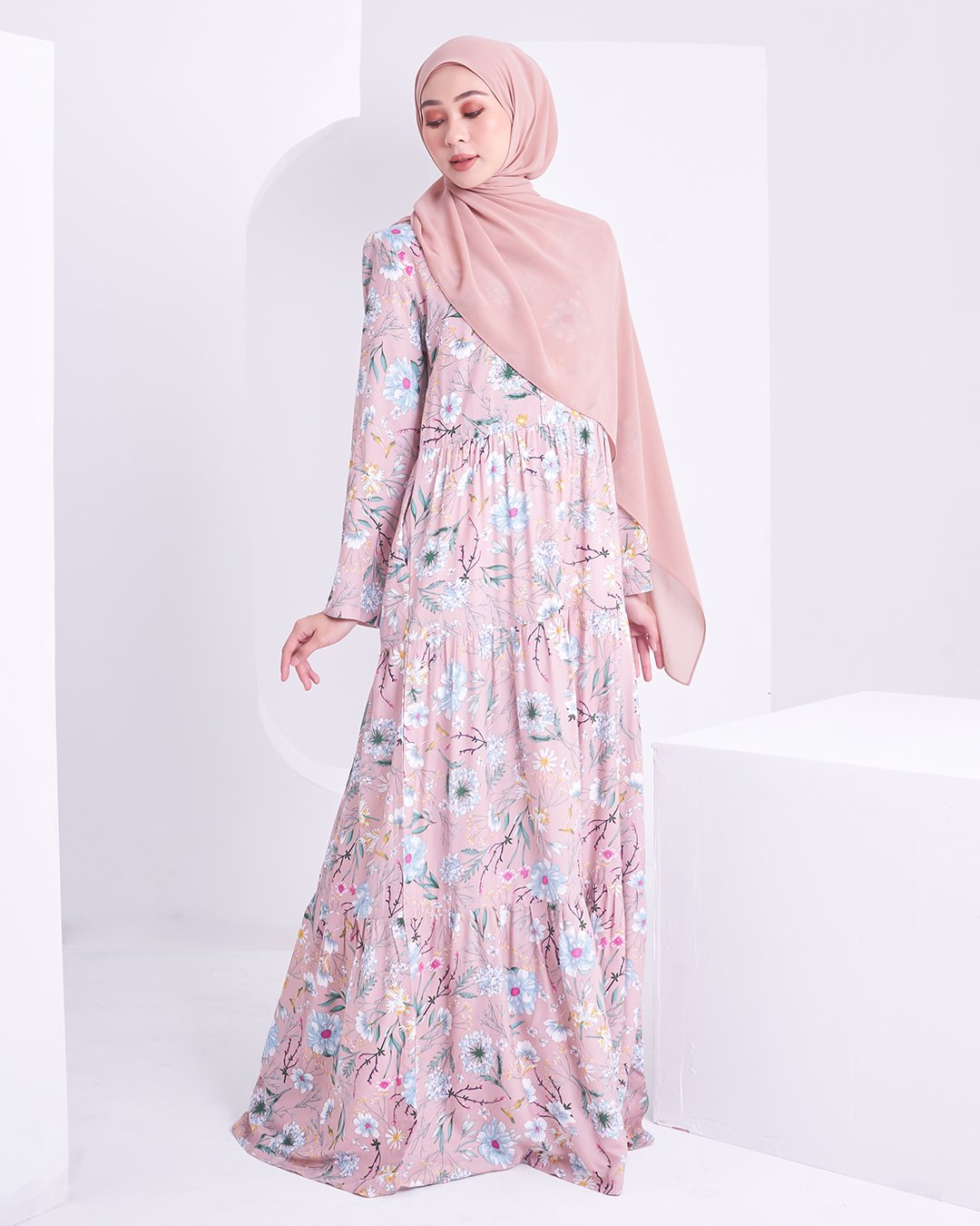 Dress Saleha - Birch Brown