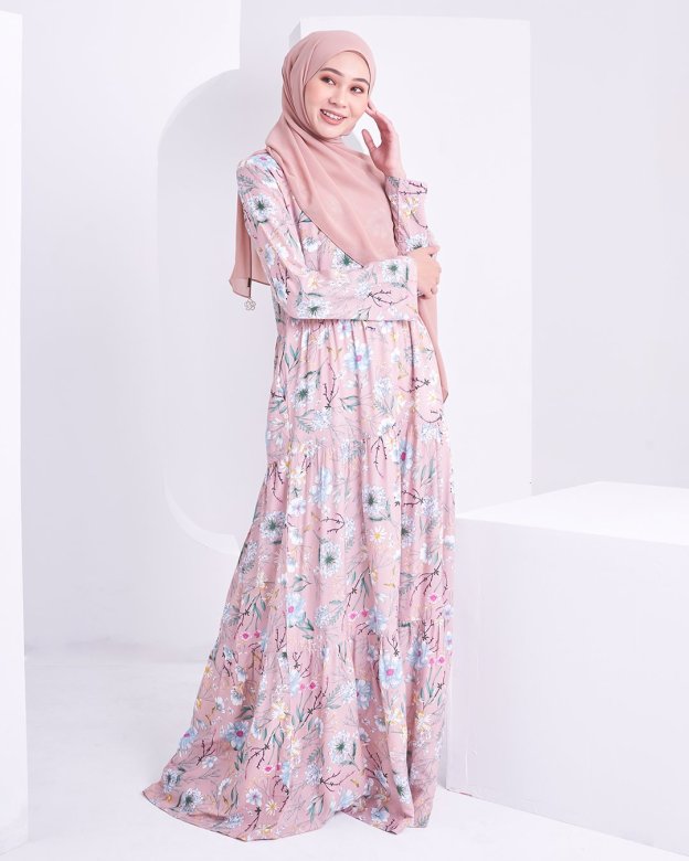 Dress Saleha - Birch Brown