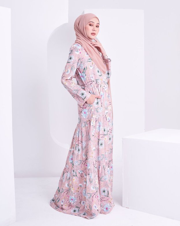 Dress Saleha - Birch Brown