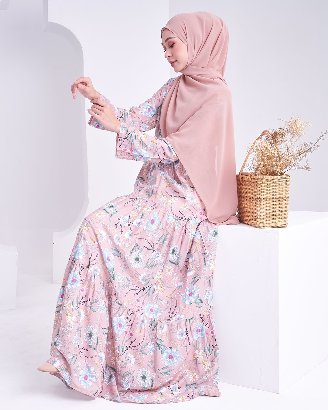 Dress Saleha - Birch Brown