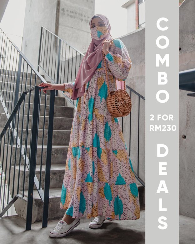 Dress Luminious Laluna X MCC - Orchid Purple