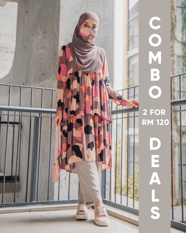 Long Top Lithe Laluna X MCC - Sepia Brown