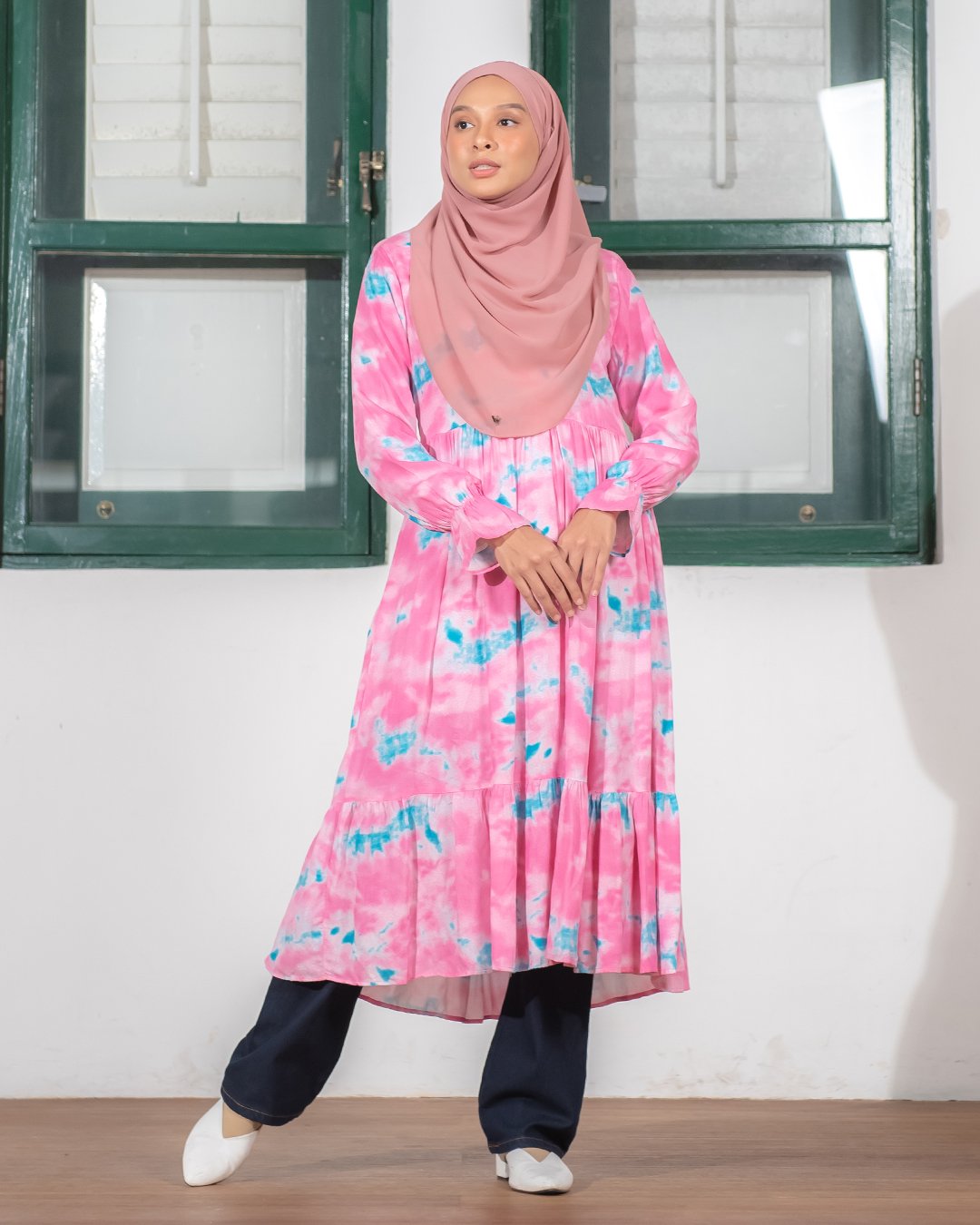 Dress Medi Priscilla - Lolipop Pink