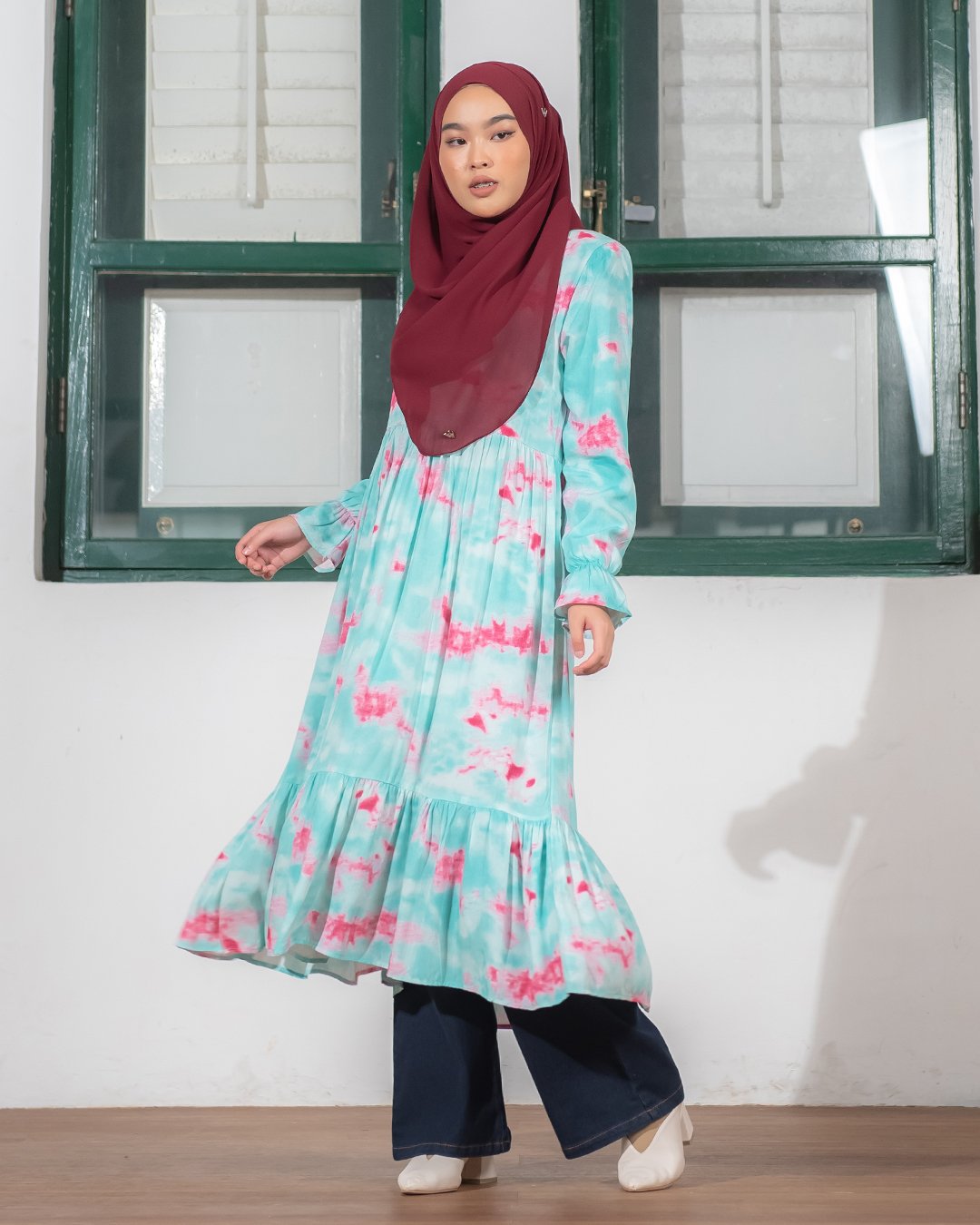 Dress Medi Priscilla - Minty Green