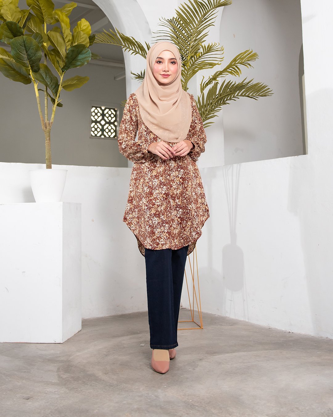 Tunic Freja - Caramel Brown