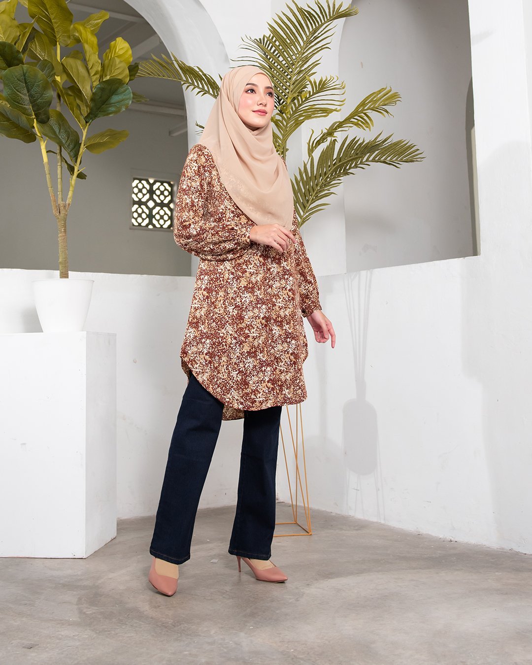 Tunic Freja - Caramel Brown