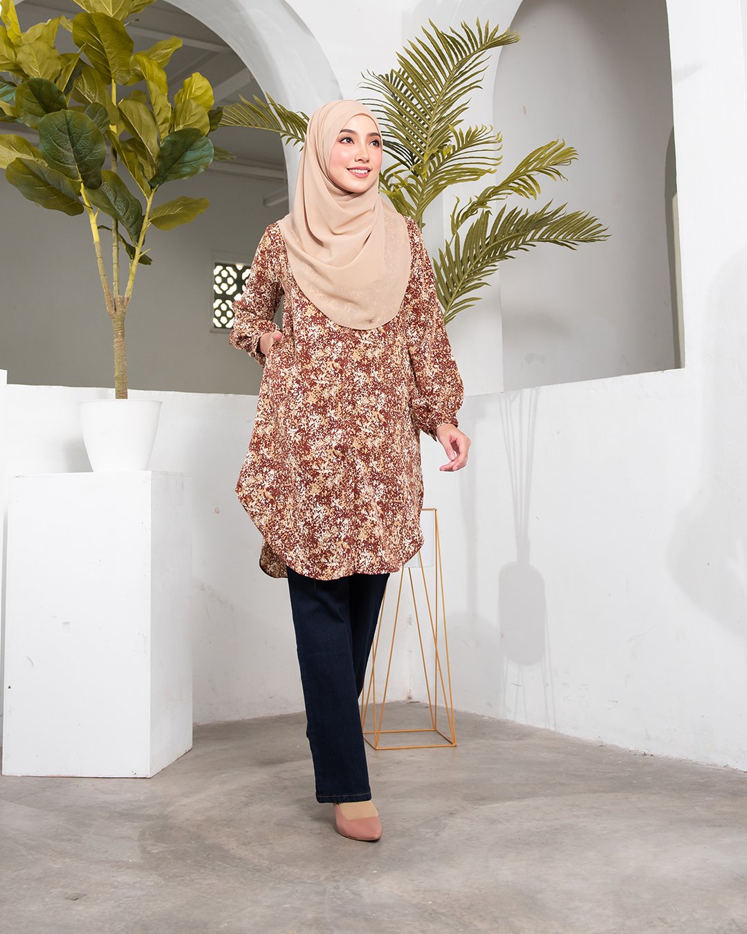 Tunic Freja - Caramel Brown