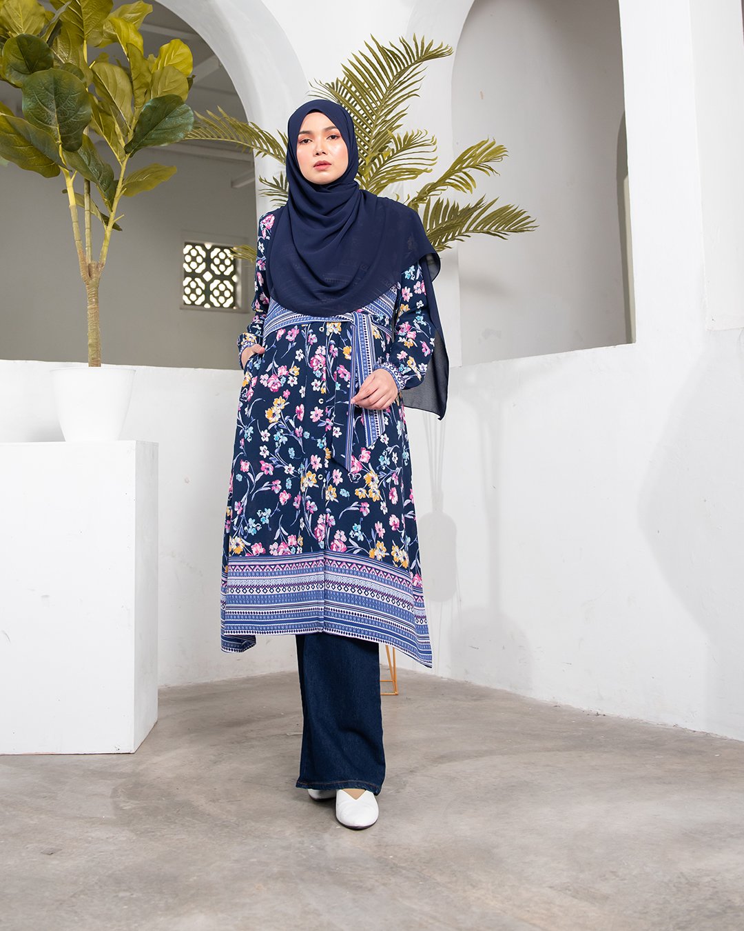 Tunic Fiorella - Denim Azalia