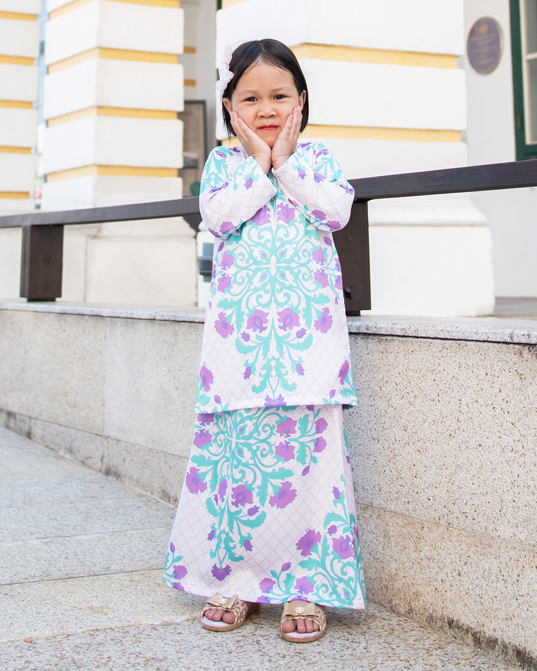 Baju Kurung Moden Zandrea Kids - Snow White