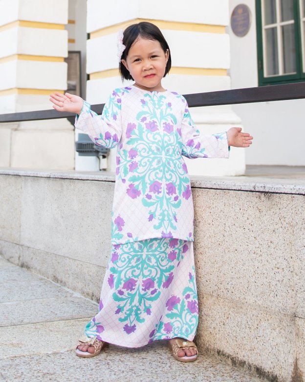 Baju Kurung Moden Zandrea Kids - Snow White