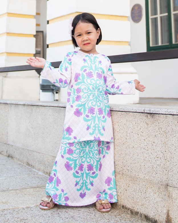 Baju Kurung Moden Zandrea Kids - Snow White