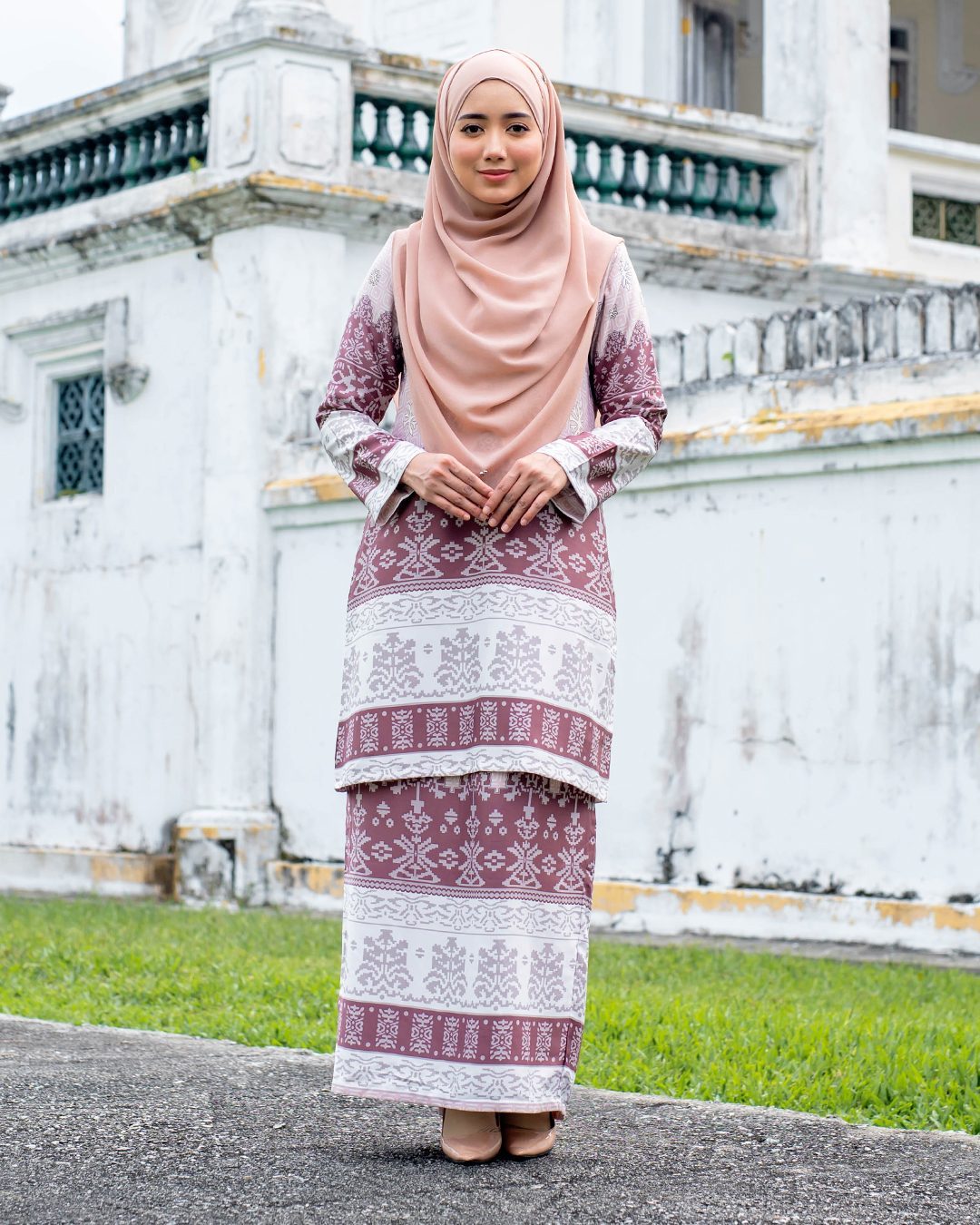 Baju Kurung Batik Renila - Brick Brown