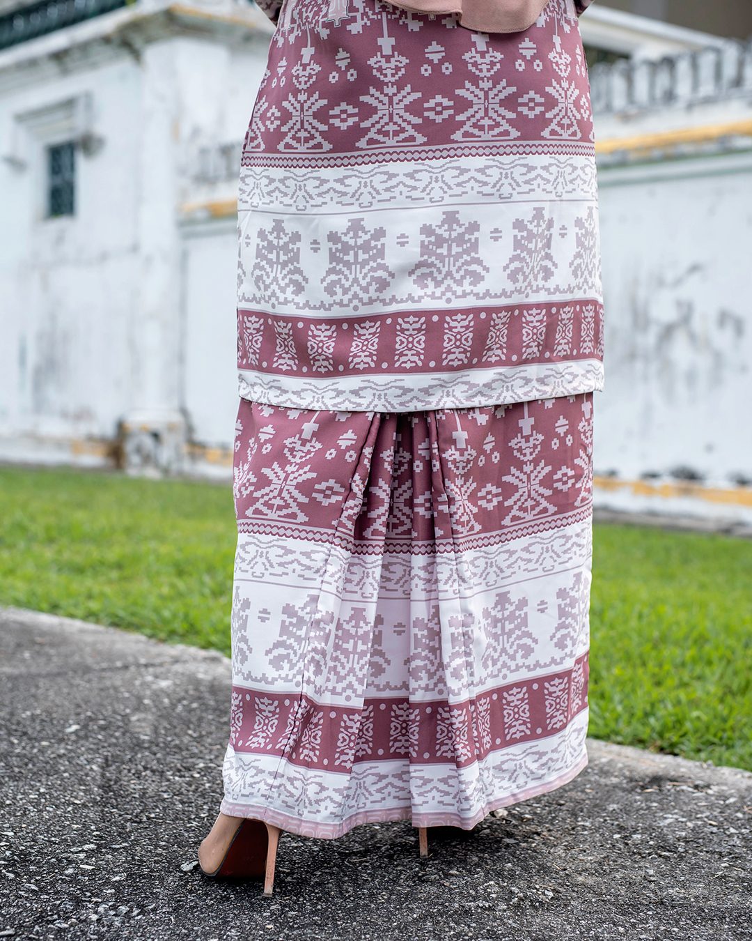 Baju Kurung Batik Renila - Brick Brown