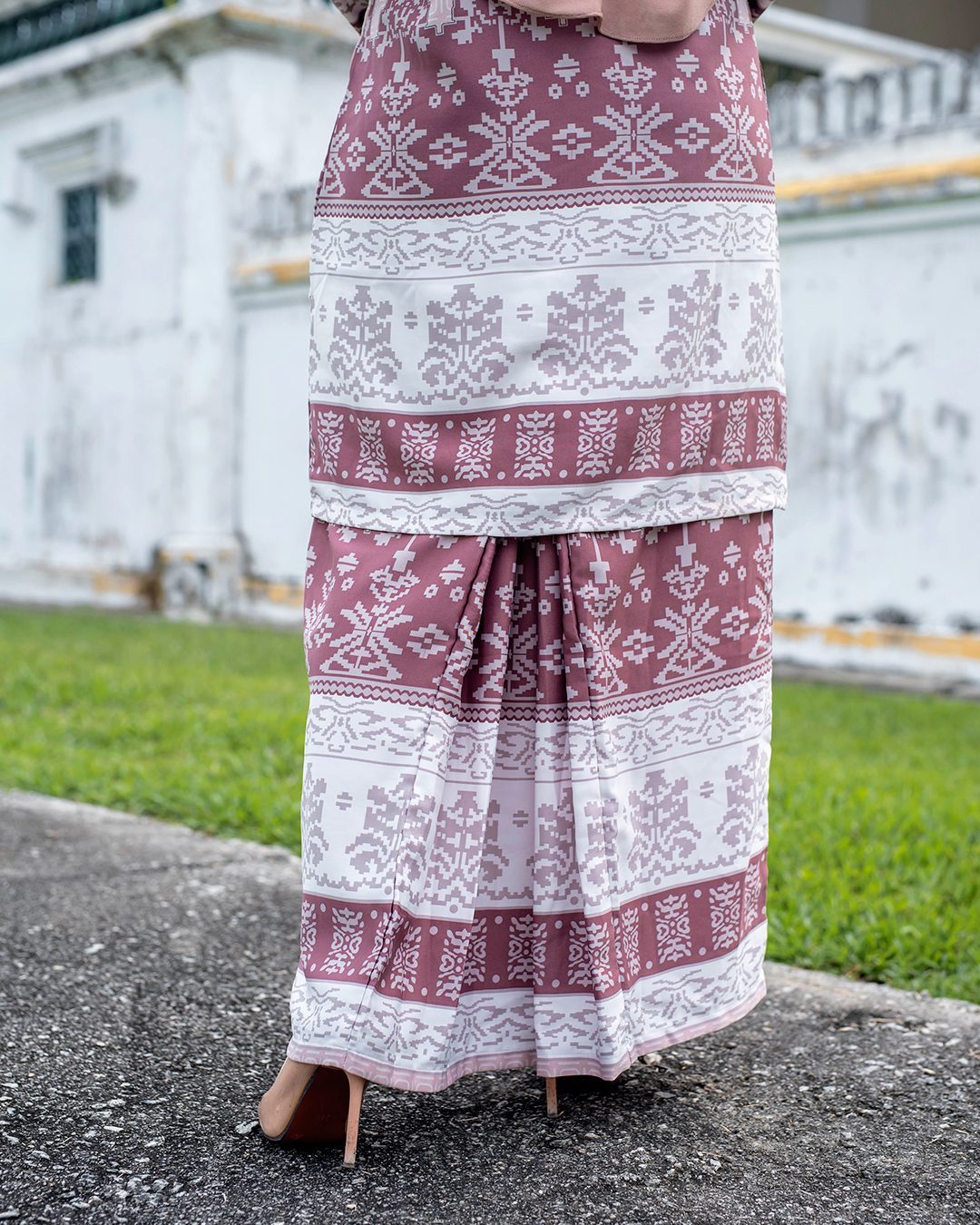 Baju Kurung Batik Renila - Brick Brown