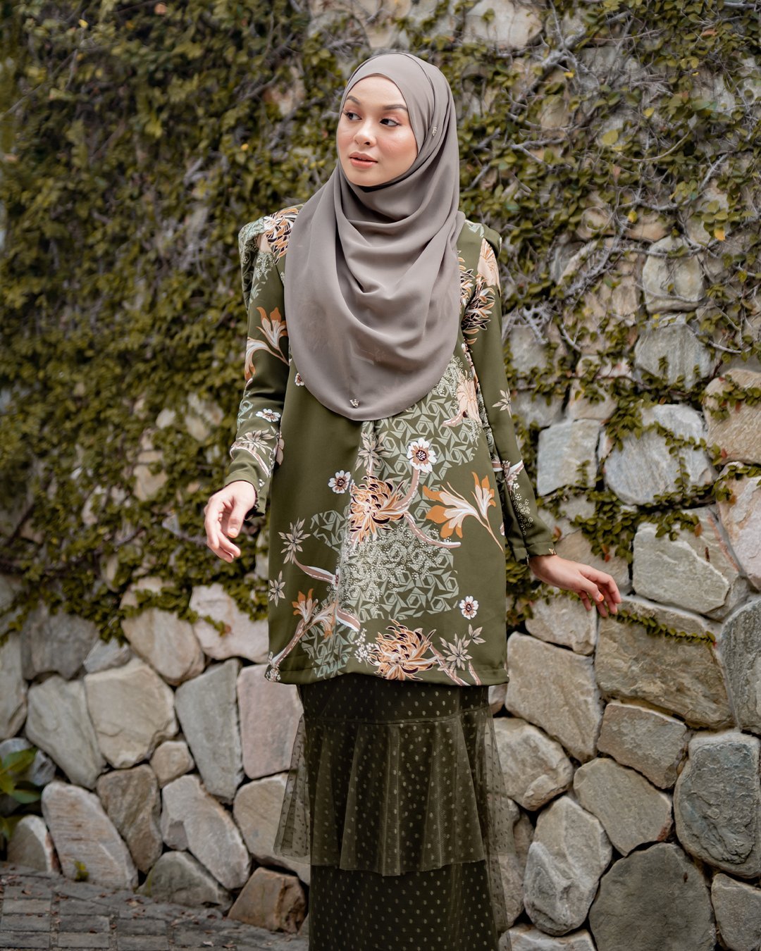Baju Kurung Alison - Pine Green