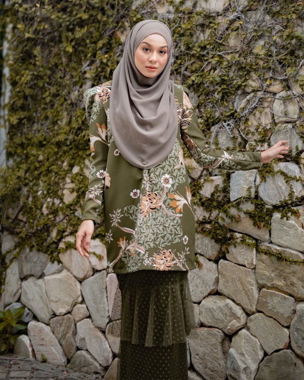 Baju Kurung Alison - Pine Green