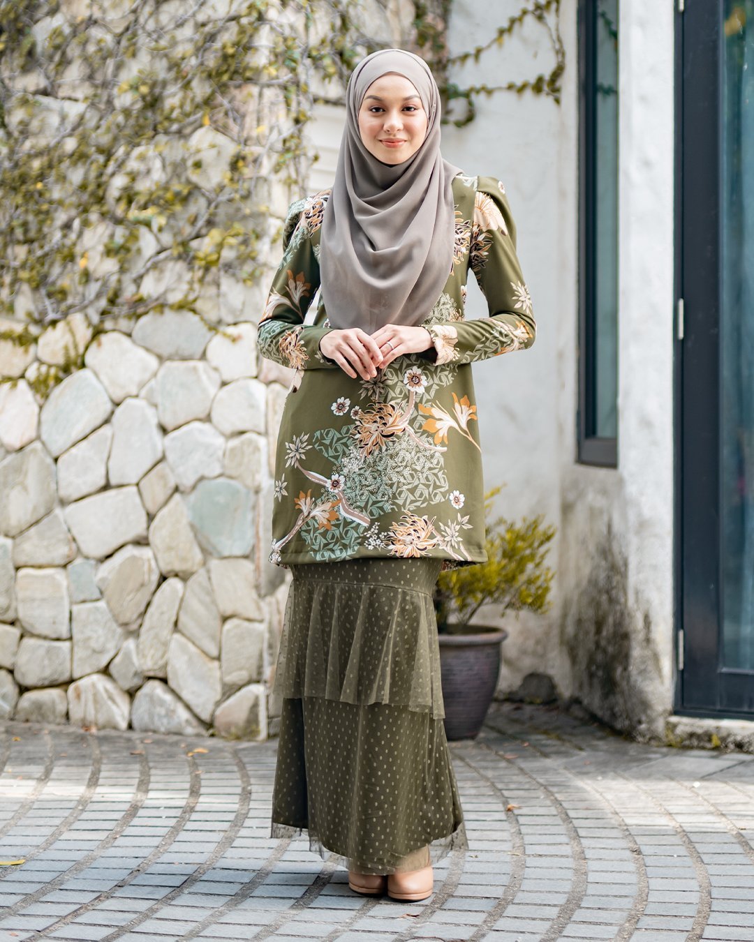 Baju Kurung Alison - Pine Green