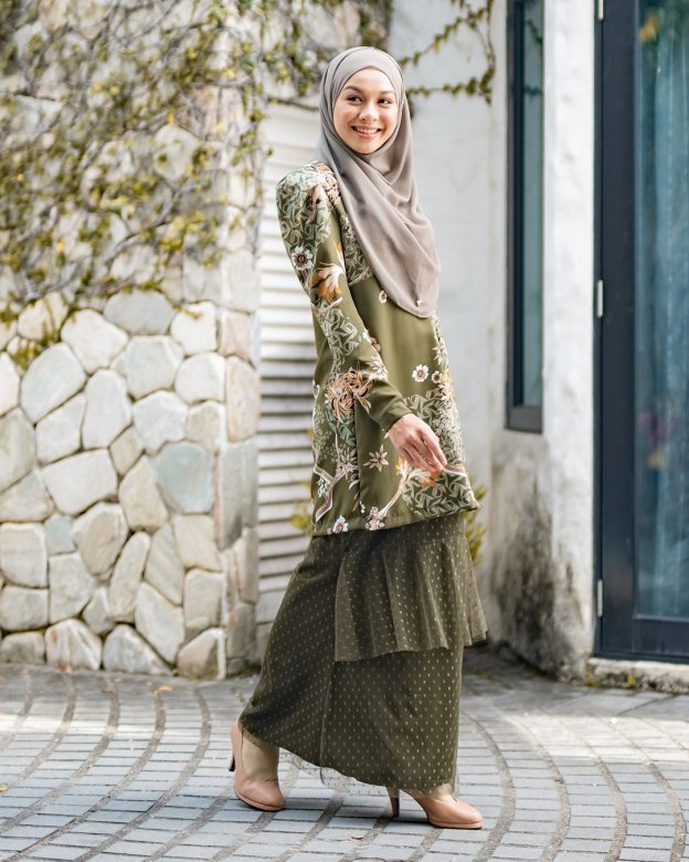 Baju Kurung Alison - Pine Green