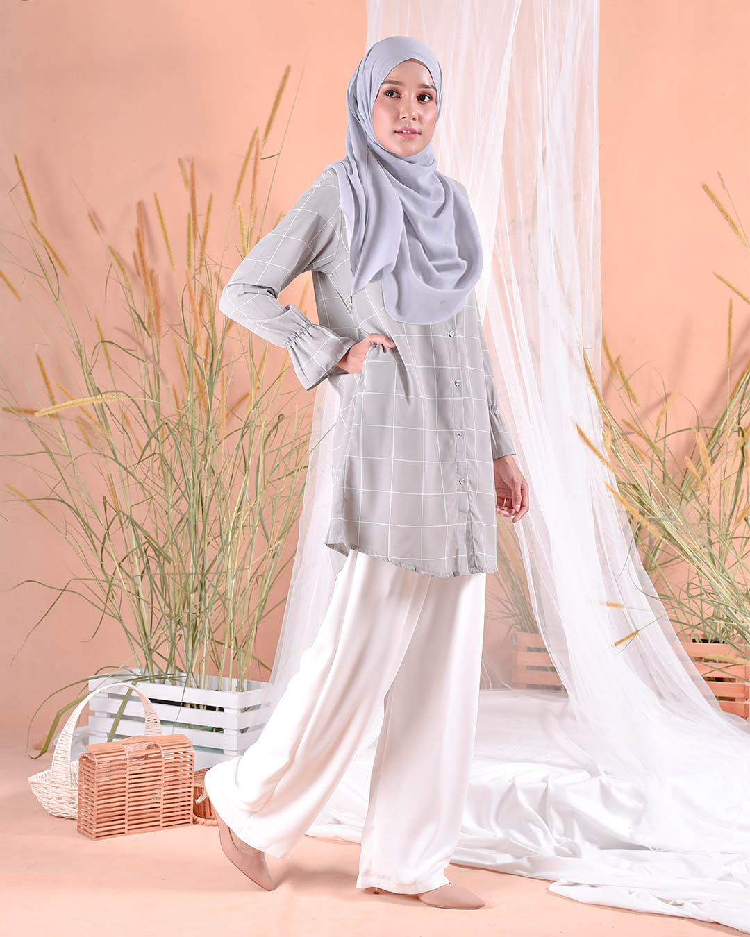 Blouse Nara - Breeze Grey