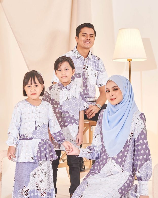 Dress Peplum Ezre Kids - Periwinkle Blue