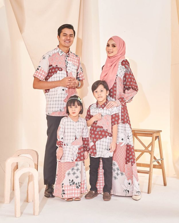 Dress Peplum Ezre Kids - Barn Red
