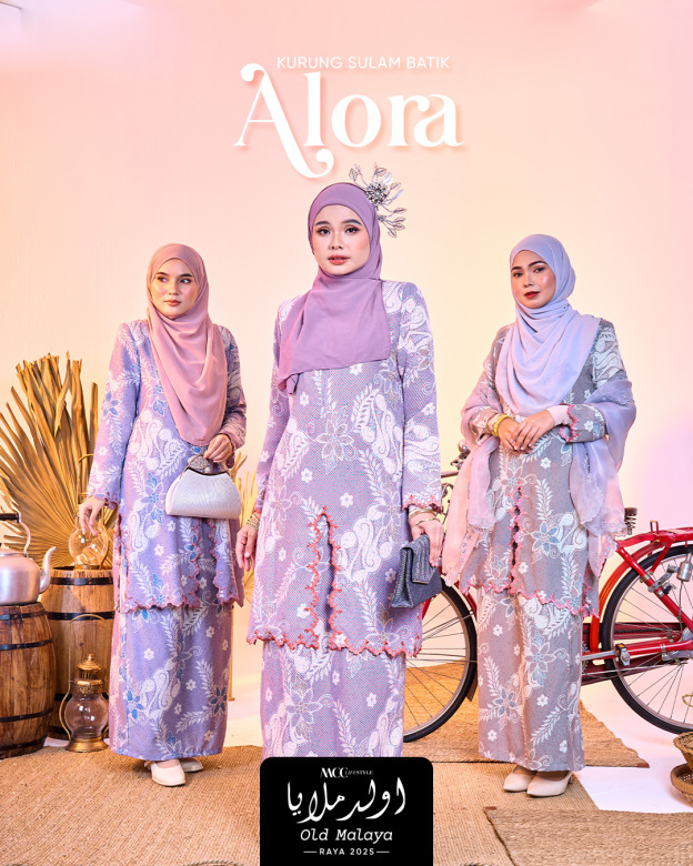 Baju Kurung Sulam Batik Alora
