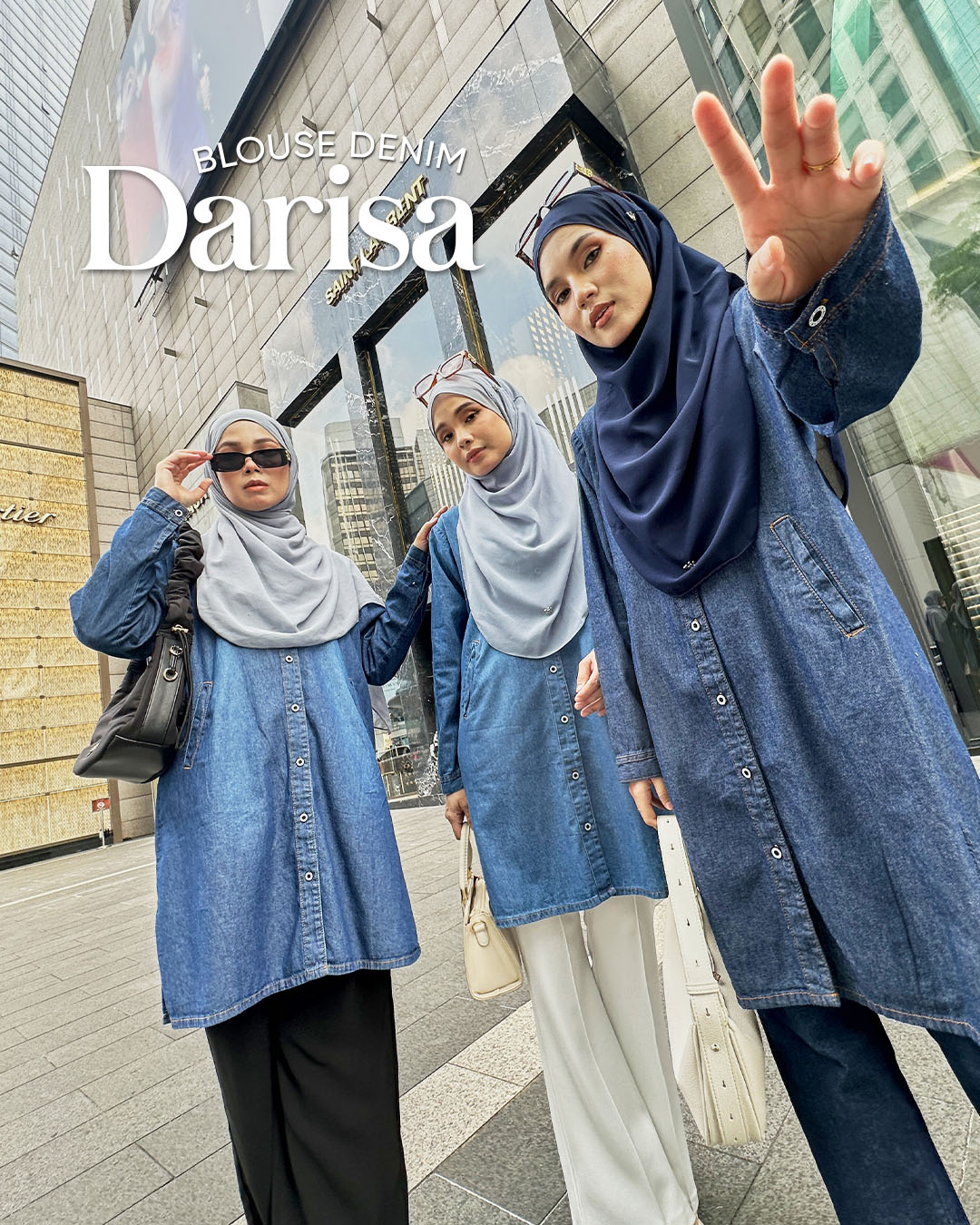 Blouse Denim Darisa