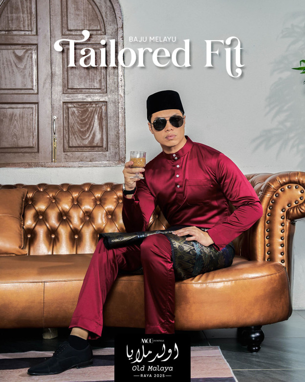 Baju Melayu Tailored Fit Hombre X MCC