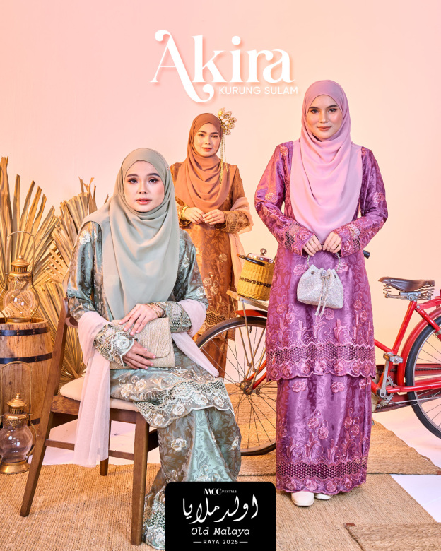 Baju Kurung Sulam Jacquard Akira Daisy