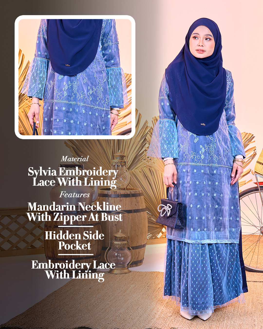 Abaya Lace Ariel