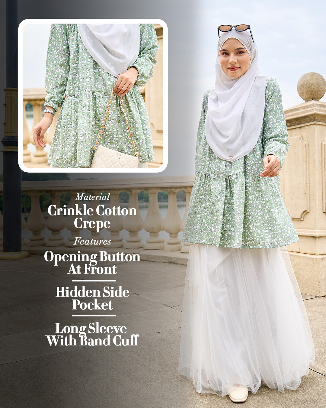 Blouse Luna - Sonata Mayflower Series
