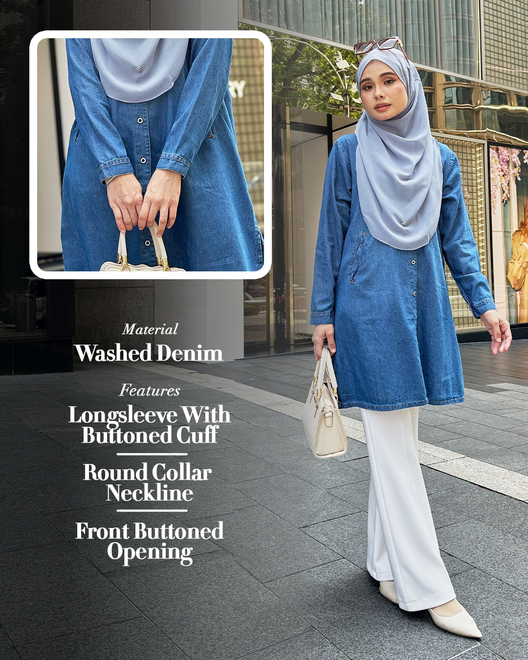 Blouse Denim Darisa