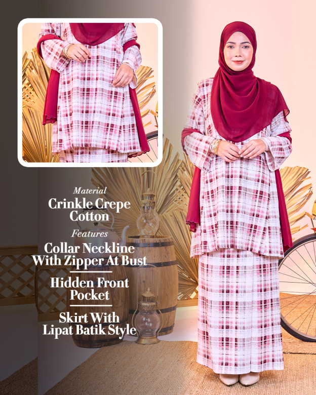 Baju Kurung Pahang Lysandra Laluna X MCC