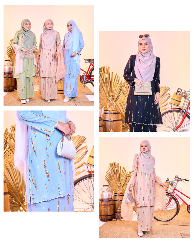 Baju Kurung Sulam Rozana