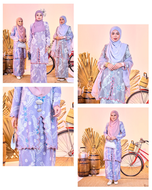 Baju Kurung Sulam Batik Alora