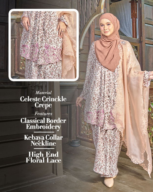 Baju Kebaya Sulam Aminah