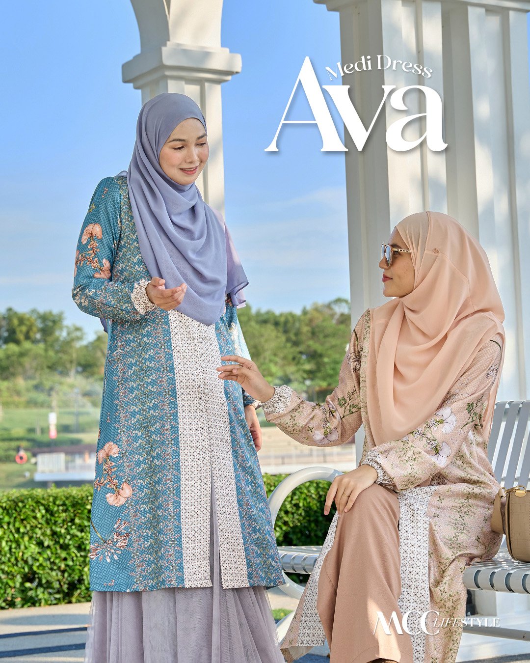 Medi Dress Ava - Dove Series