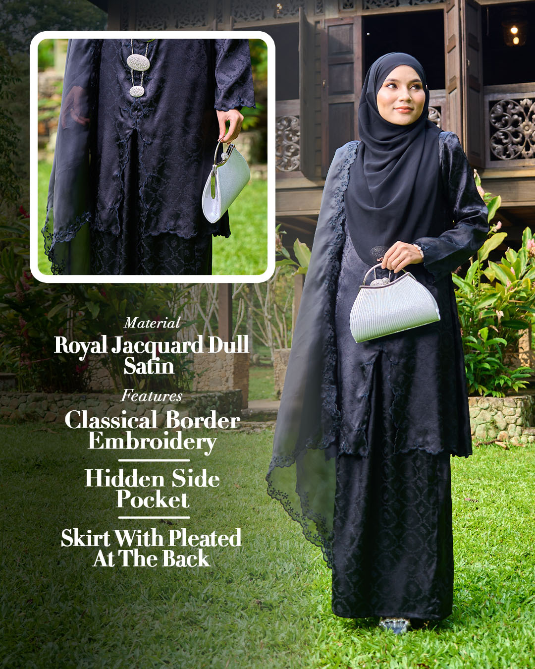 KEBARUNG SULAM JACQUARD SARIMAH