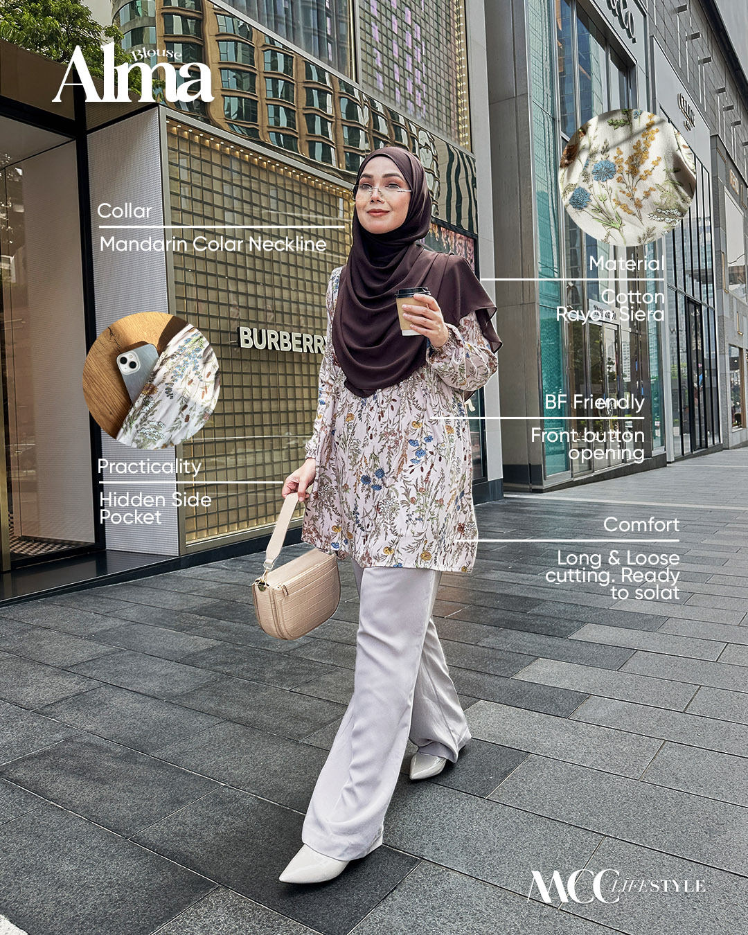 Blouse Lisa Floral Series