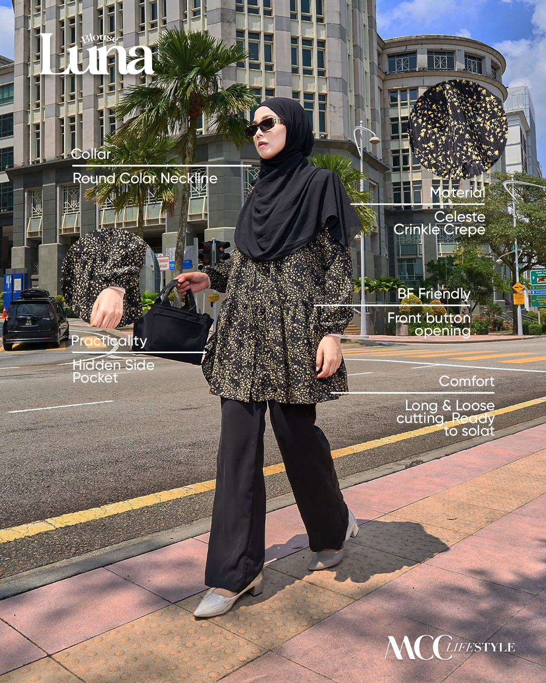 Blouse Luna Garden Series