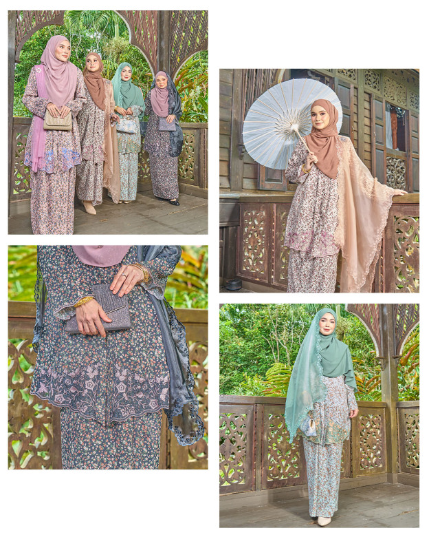 Baju Kebaya Sulam Aminah