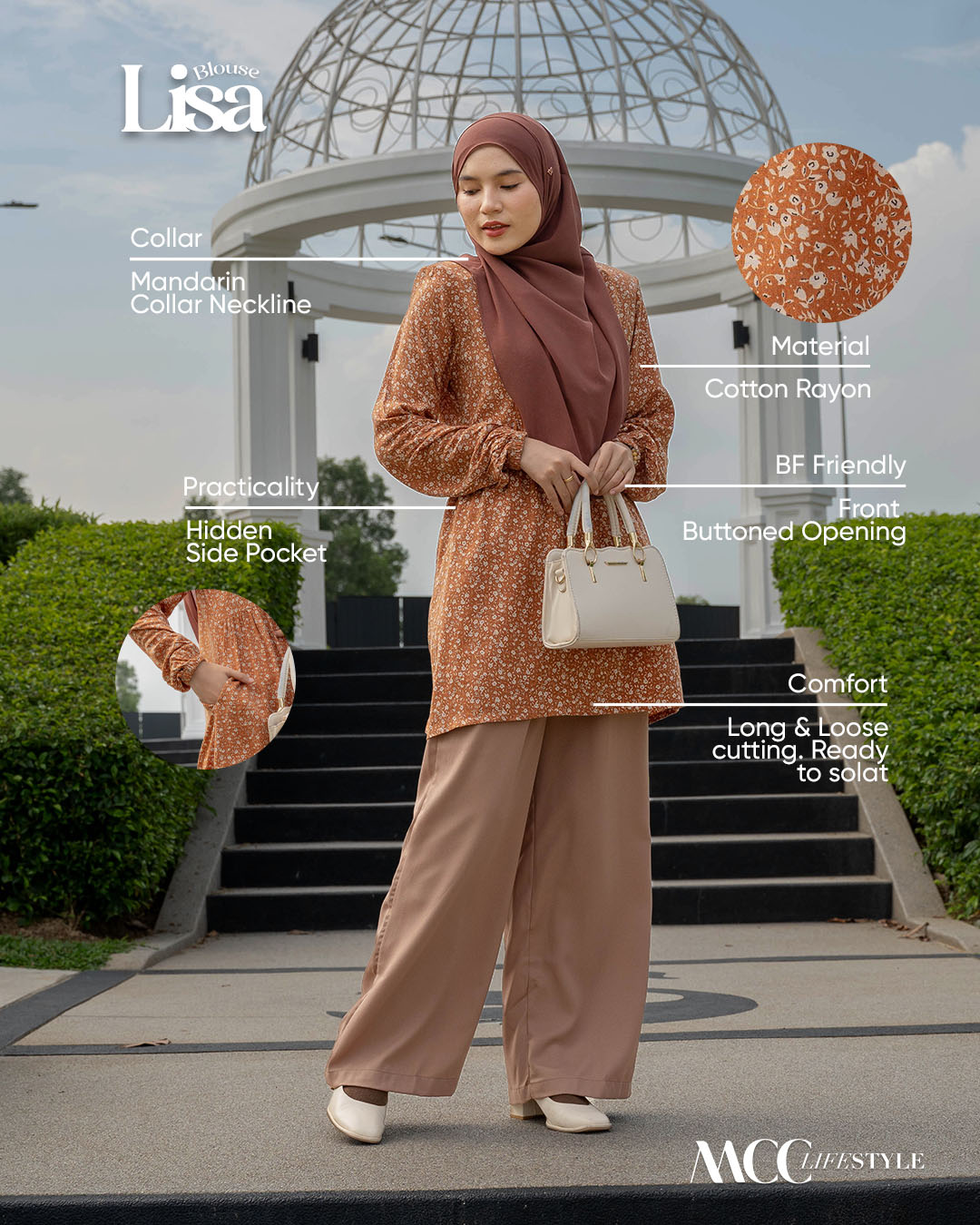 Blouse Lisa Snowy Series