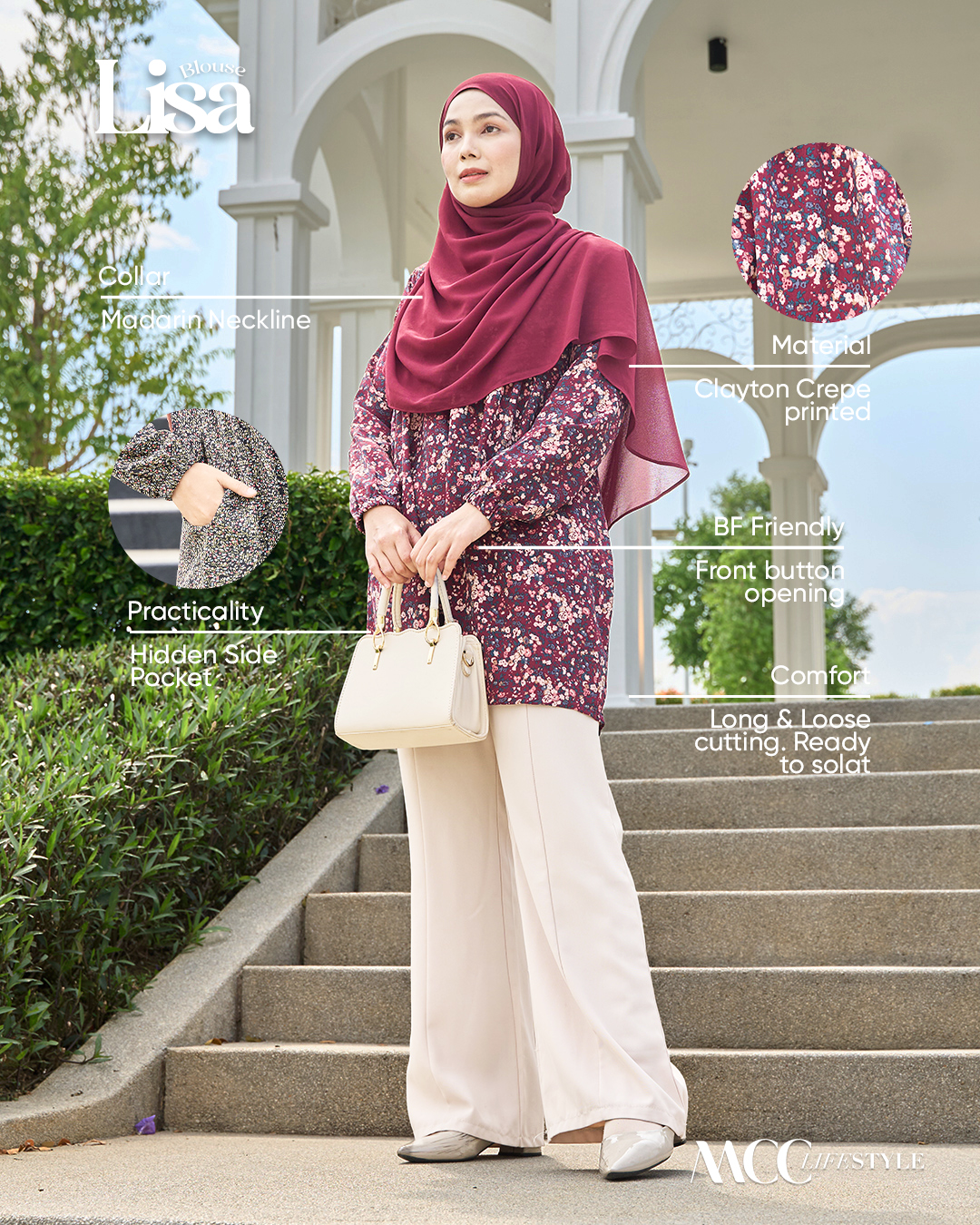BLOUSE LISA BELLA VALLEY SERIES