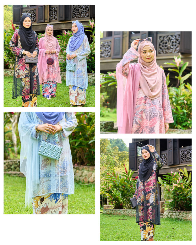 Baju Kurung Pahang Lace Raihanah