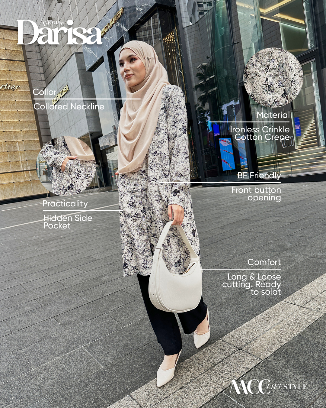 Blouse Darisa Bloom Series