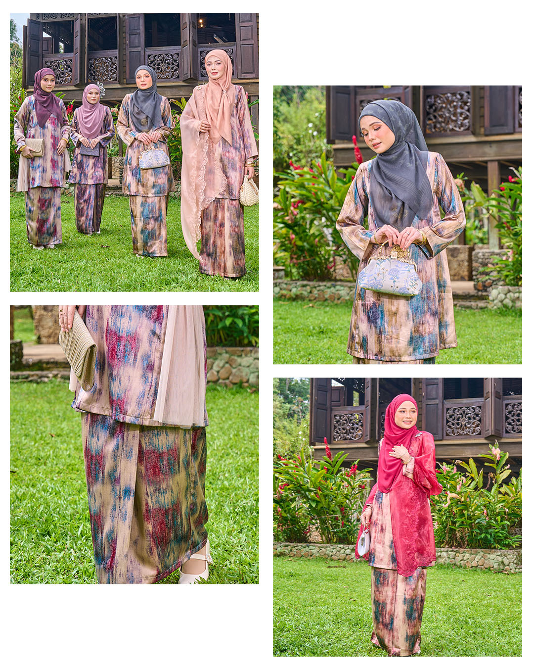 Baju Kurung Pahang Zaitun 