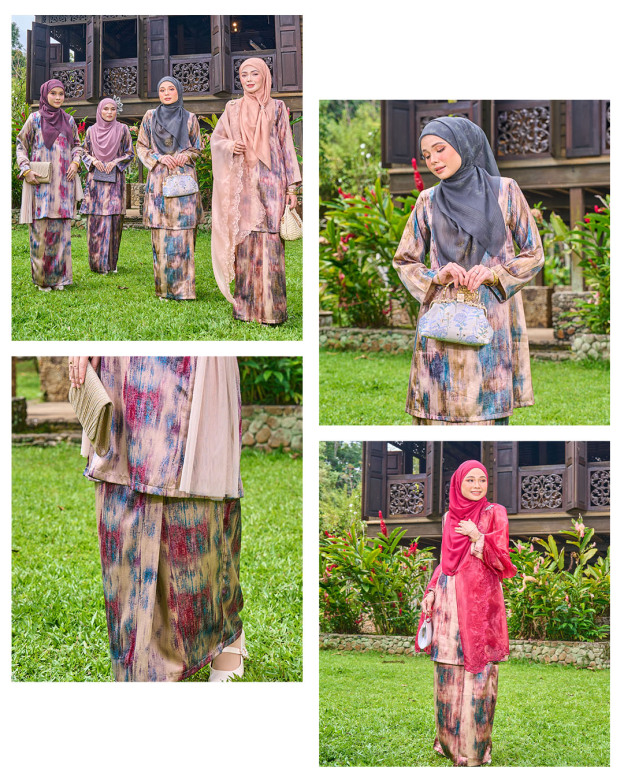 Baju Kurung Pahang Zaitun 