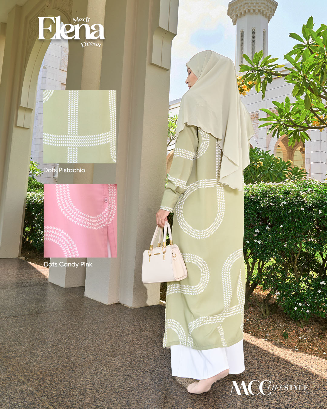Medi Dress Elena Dot Series
