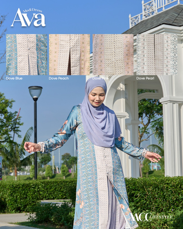 Medi Dress Ava - Dove Series